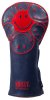 SYSD-NR Smiley® Originals Stacked Driver Headcover Navy/Red