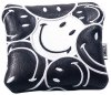 SYSM-BW Smiley® Originals Stacked Mallet Putter Cover Black/White