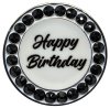 CL006-18-8 Happy Birthday schwarz